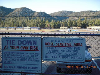 38 7q7. Big Bear City (L35) signs