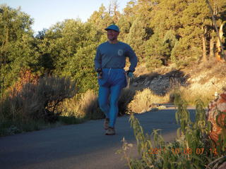 47 7q8. Big Bear (L35) run - Adam running (tripod)