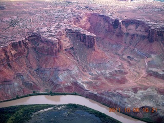 205 7q8. aerial - Utah - Mineral Canyon (Mineral Bottom) road