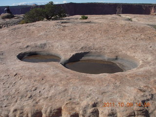 104 7q9. Dead Horse Point hike - potholes