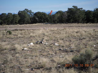 47 7qa. Cedar Mountain airstrip run