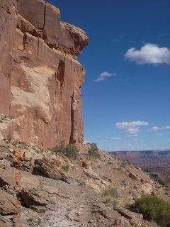 195 7qb. Canyonlands National Park - Lathrop trail hike