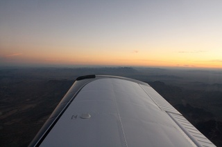 Sean's pictures - aerial sunset