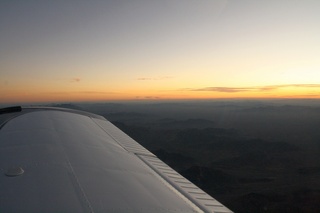 Sean's pictures - aerial sunset