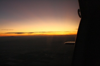 Sean's pictures - aerial sunset
