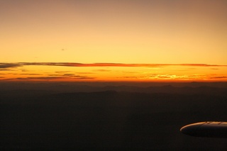 Sean's pictures - aerial sunset