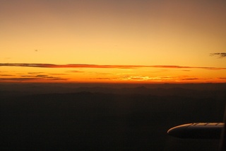 Sean's pictures - aerial sunset