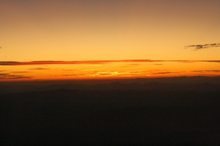 Sean's pictures - aerial sunset