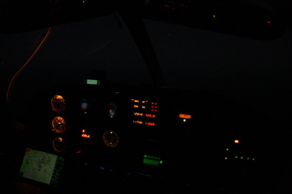 Sean's pictures - N8483R panel at night