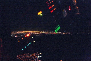 Sean's pictures - aerial - city lights