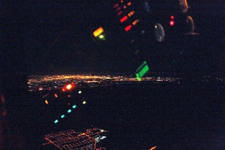 Sean's pictures - aerial - city lights