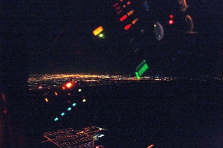 Sean's pictures - aerial - city lights