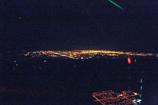 Sean's pictures - aerial - city lights