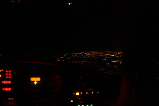 Sean's pictures - aerial - city lights