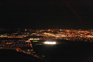 Sean's pictures - aerial - city lights