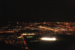 Sean's pictures - aerial - city lights
