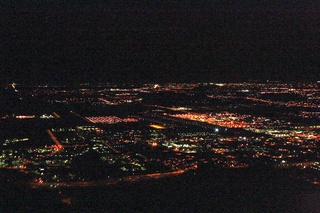 Sean's pictures - aerial - city lights