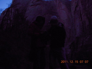 6 7sf. Zion National Park - pre-dawn Riverwalk - Olga and Gokce