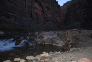 19 7sf. Zion National Park - pre-dawn Riverwalk - Virgin River