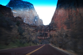 39 7sf. Zion National Park - pre-dawn drive