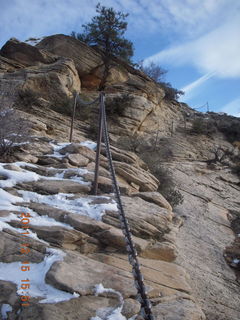 467 7sf. - Angels Landing hike - chains