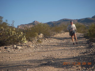 Canyonlands National Park - Murphy run - Adam running (tripod)