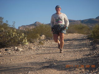 Canyonlands National Park - Murphy run - Adam running (tripod)