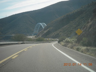 drive to Grapevine - bridge