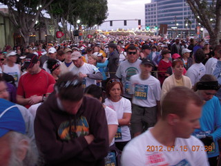 Dan High's photo - Arizona Ironman - Mill Street bridge before start