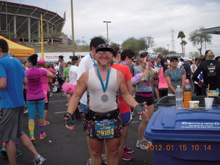 Fiesta Bowl half marathon - Adam