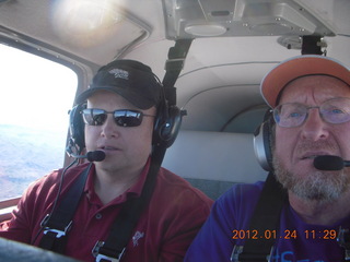 Sean H. and Adam flying in N8377W
