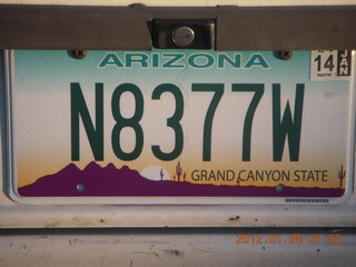 Sonia's pictures - Arizona license plate