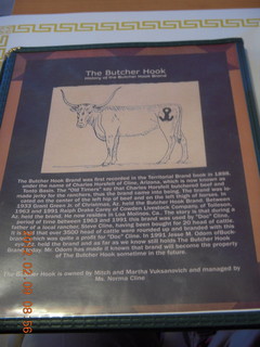 Bouquet Ranch - The Butcher Hook on restaurant menu