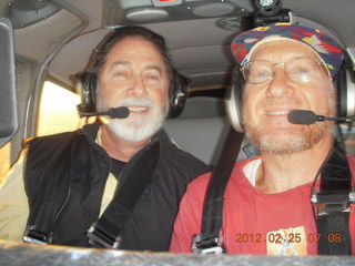 Judy and Adam flying in N8377W