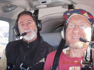 Tony and Adam flying in N8377W