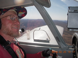 Kelly, Kalun, and Adam flying in N8377W