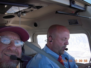 Kevin and Adam flying in N8377W
