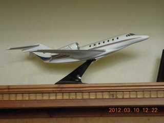 Cessna Citation X model at Flagstaff (FLG)