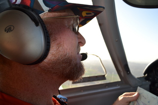 Jim's pictures - Adam flying N8377W