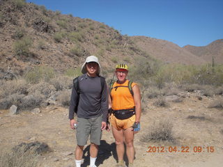 Lost Dog Wash hike - TC and Adam