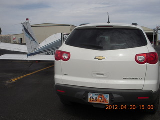147 7ww. N8377W and my rental car