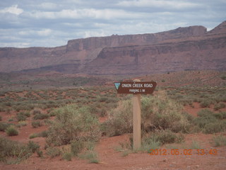 181 7x2. Onion Creek drive - sign