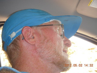 220 7x2. Onion Creek drive - Adam driving rental car