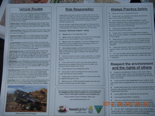 16 7x3. Harrah Pass drive - signs