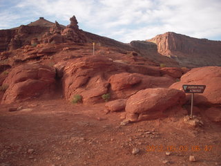 42 7x3. Harrah Pass drive - sign at the pass