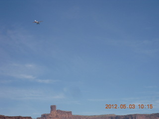 155 7x3. Harrah Pass drive back - airplane heading for Caveman Ranch