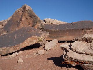 71 7x4. Mexican Mountain - petroglyphs