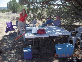 aerial - 'Young International' airstrip (AZ24) - picnic-table area