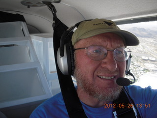 Bonnie, Ky, and Adam flying in N8377W