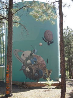 15 7xu. Lowell Observatory - painted water tank